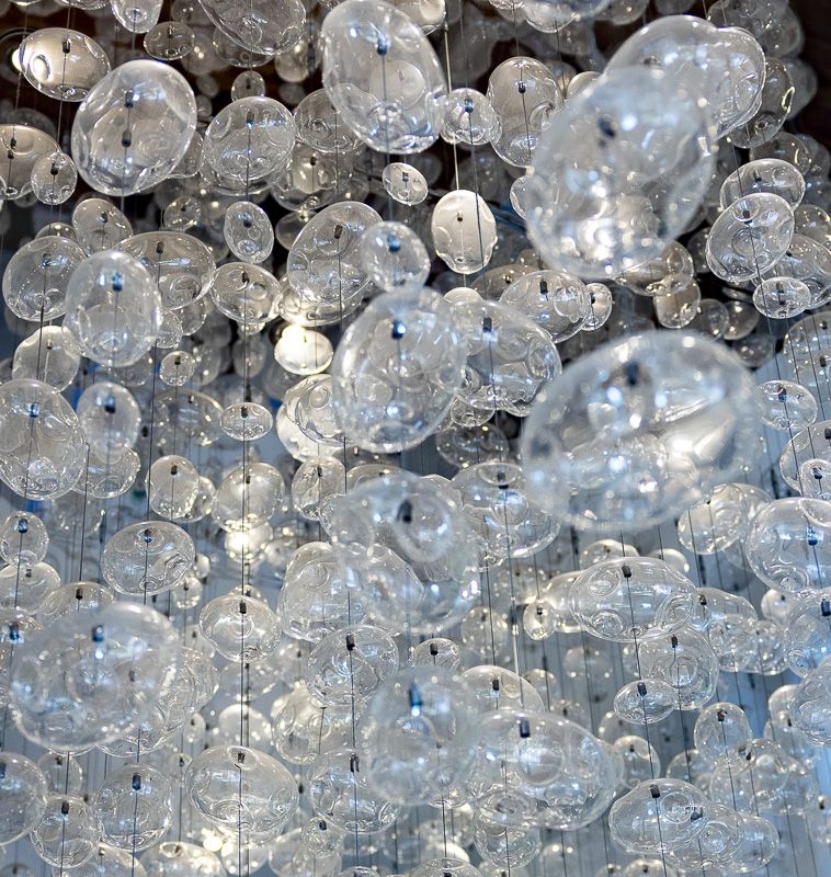 chandelier at the Grace Fisher Foundation